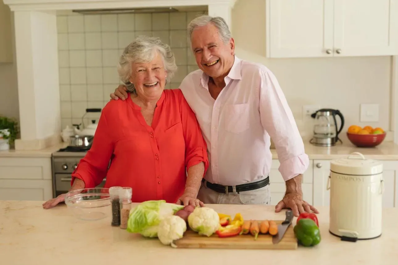 Couple enjoying a healthy lifestyle
